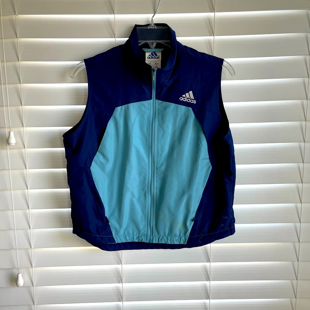 Women’s Adidas nylon zip up vest